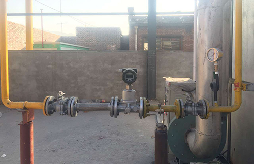 溫壓補償型旋進旋渦流量計現(xiàn)場安裝使用圖